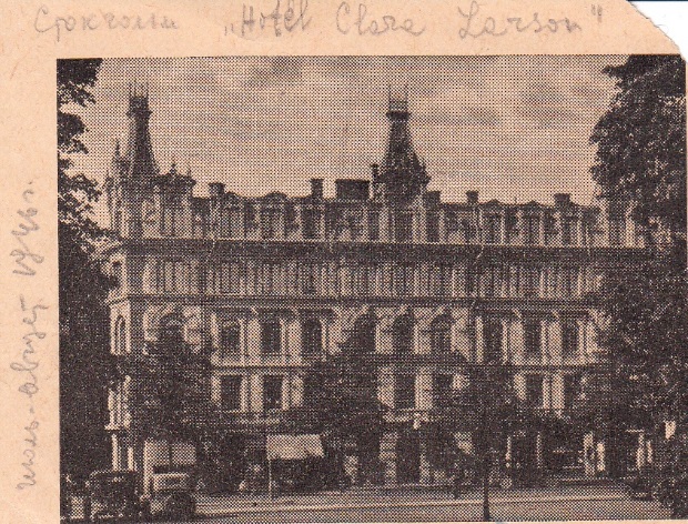 “Clara Larson” hotel