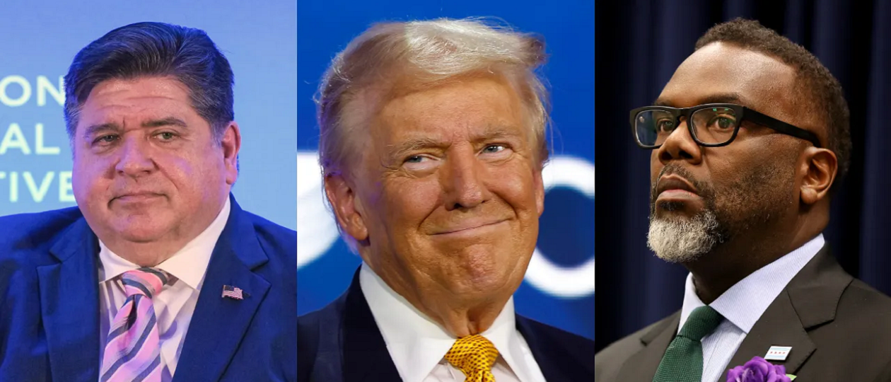 Illinois-Governor-James-Robert-Pritzker-Donald-Trump-Chicago-Mayor-Brandon-Johnson.png