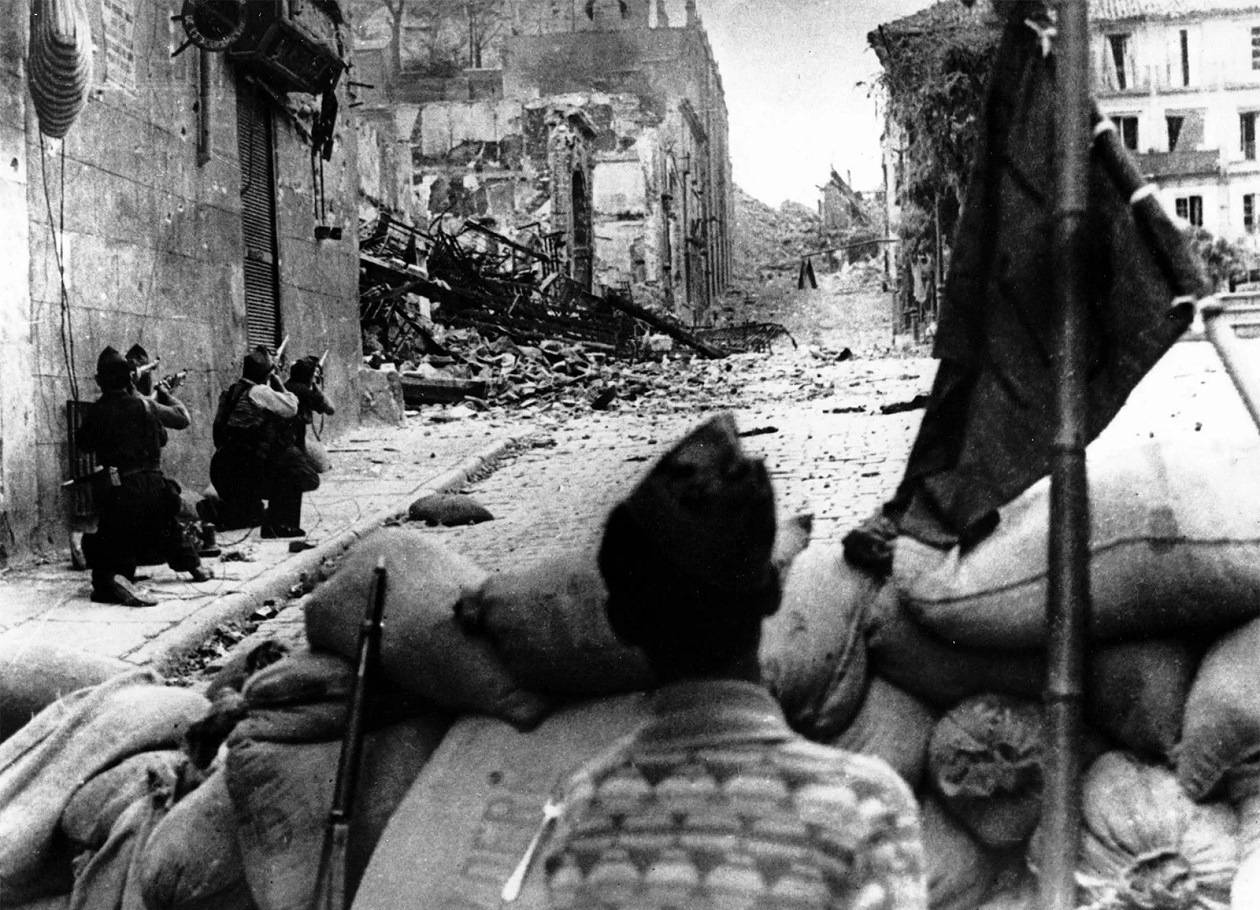 Spanish Civil War battle streets 1936